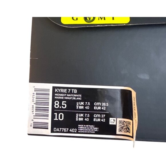 Nike Kyrie 7 Navy Blue Basketball Shoes Unisex  Signature Style Lightweight